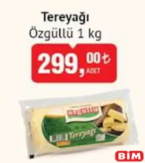 ÖZGÜLLÜ TEREYAĞI 1 KG